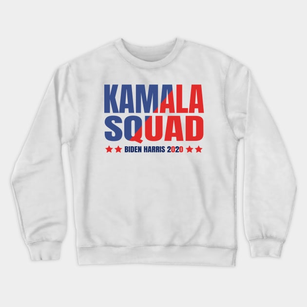 Kamala Squad, Team Kamala Pink Green, Biden Harris 202, Biden Supporter Crewneck Sweatshirt by NooHringShop